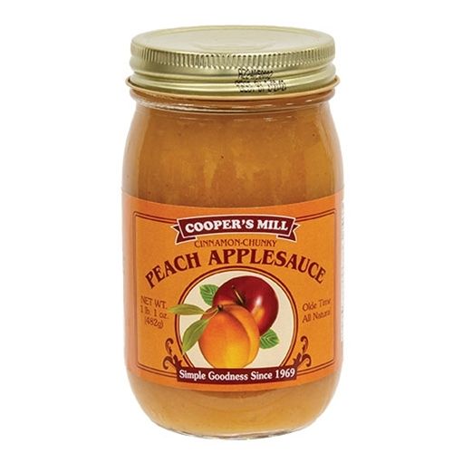 Peach Applesauce w/Cinnamon - Pint Jar