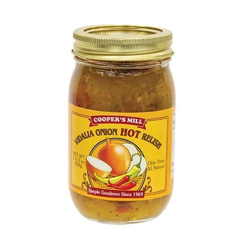 Hot Vidalia Onion Relish, Pint Jar