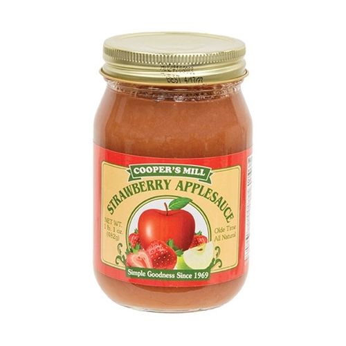 Strawberry Applesauce, Pint Jar