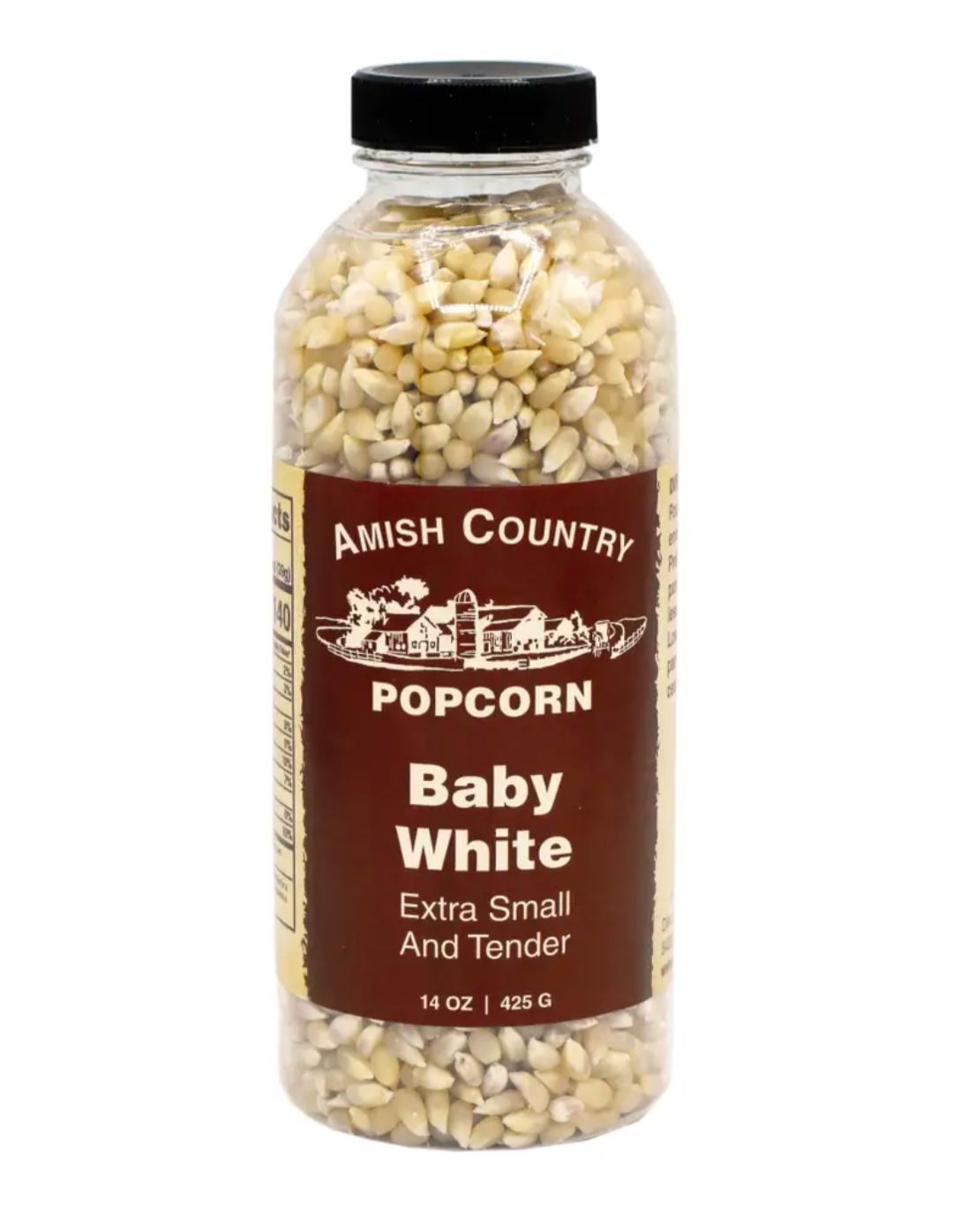 14oz. Bottle of Popcorn - Baby White