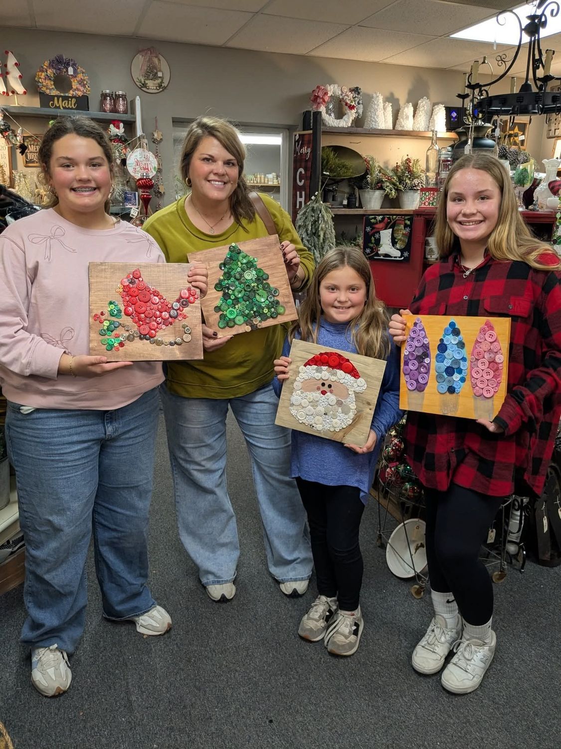 DIY Workshop: Create a Holiday Button Art Sign - December 2nd (6:30pm-8:30pm)