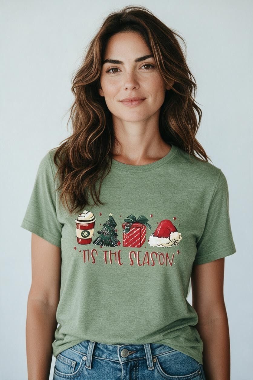 Tis the Season Graphic Tee Shirt