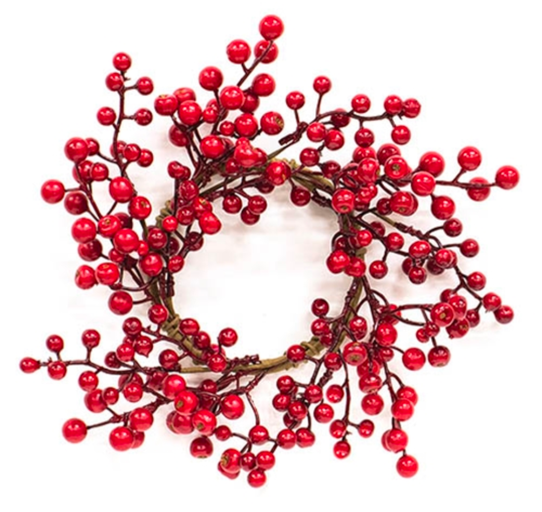 4-1/2" Winter Gooseberry Candle Ring