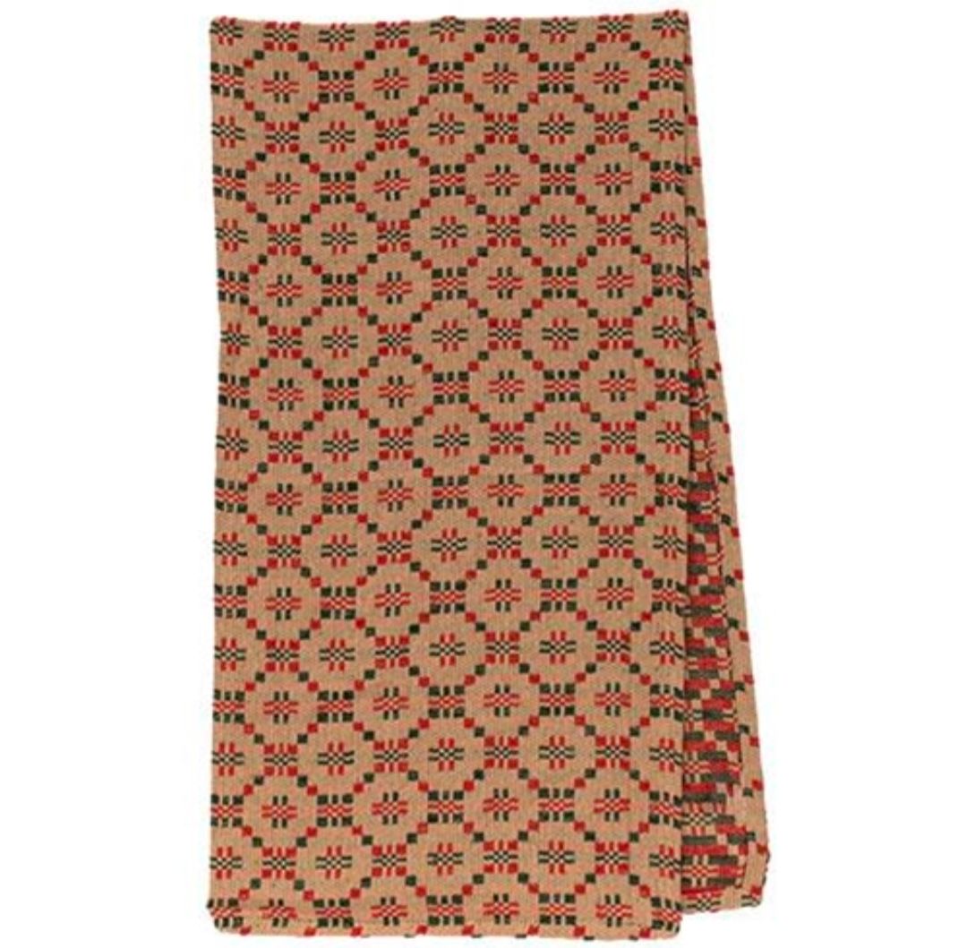 56" Country Snowfall Long  Table Runner