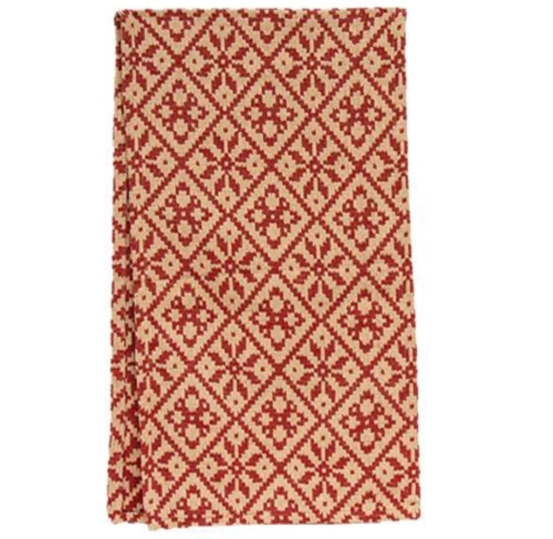 56" Christmas Rose Long Table Runner