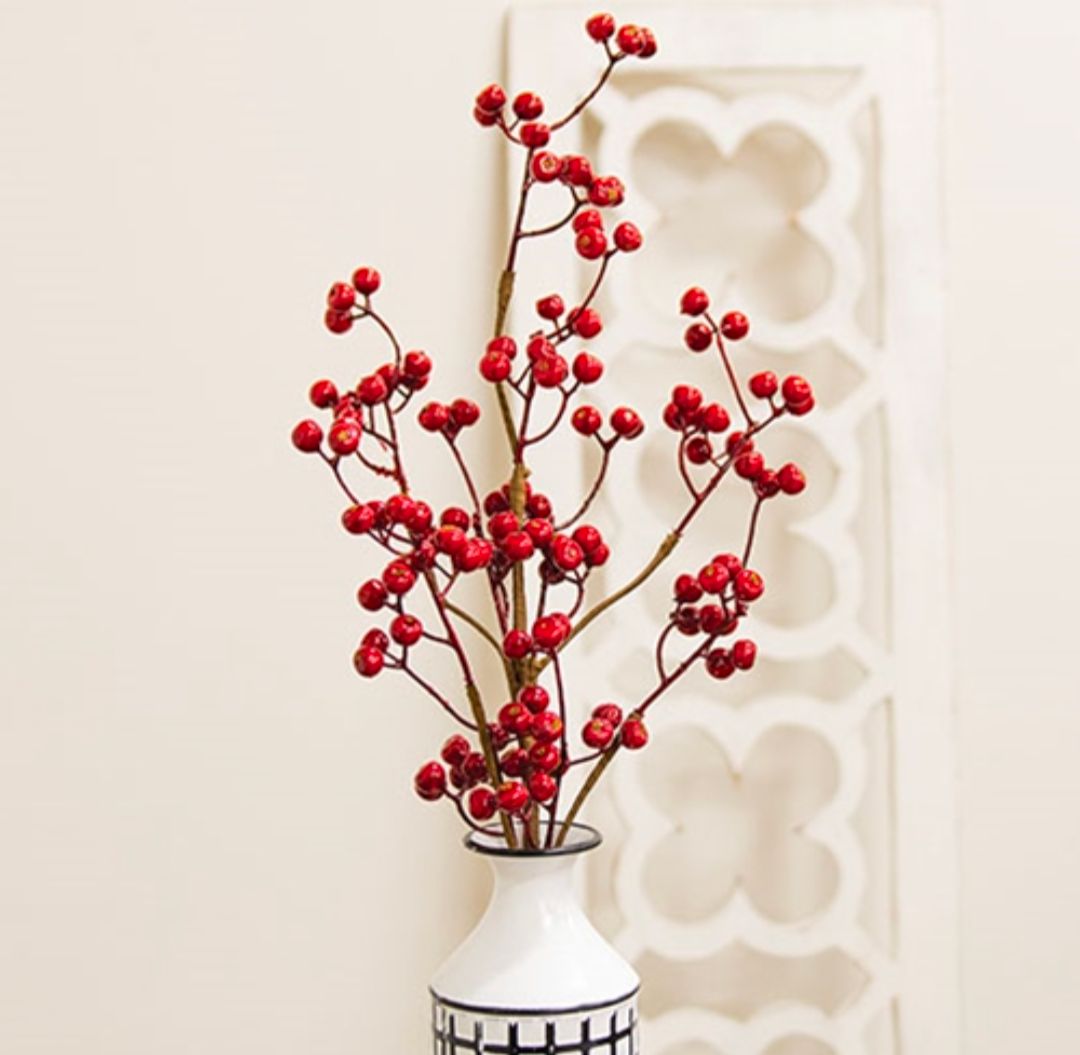 26" Winter Gooseberry Floral Pick