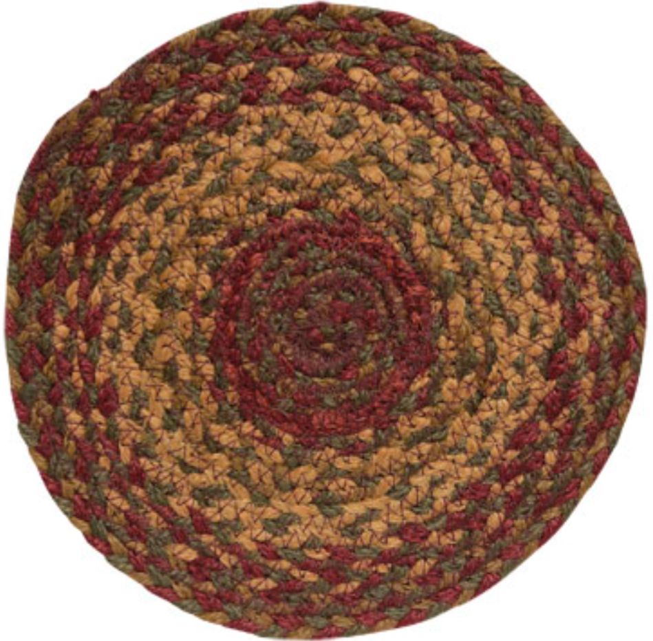 8" Cinnamon Braided Trivet