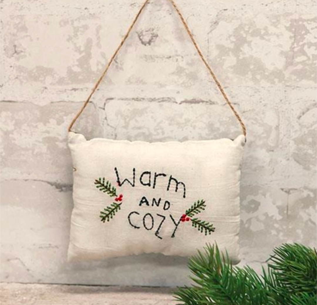 Warm &amp; Cozy Pillow Ornament