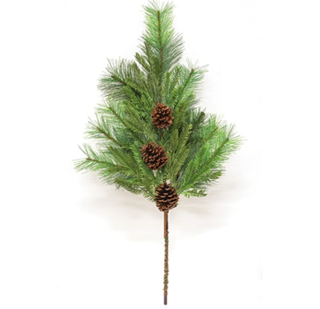 33" Forest Path Pine Floral Pick