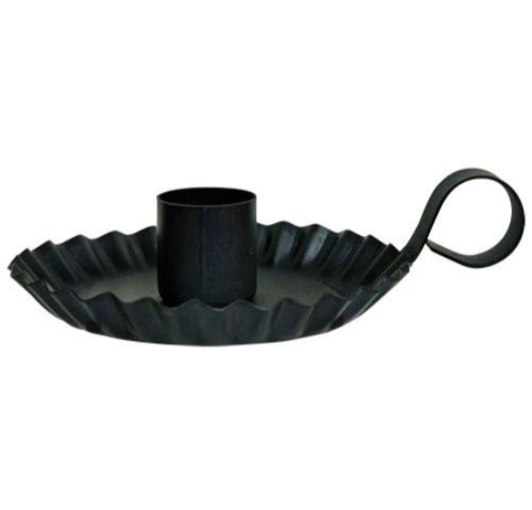 Primitive Colonial Fluted Taper Holder