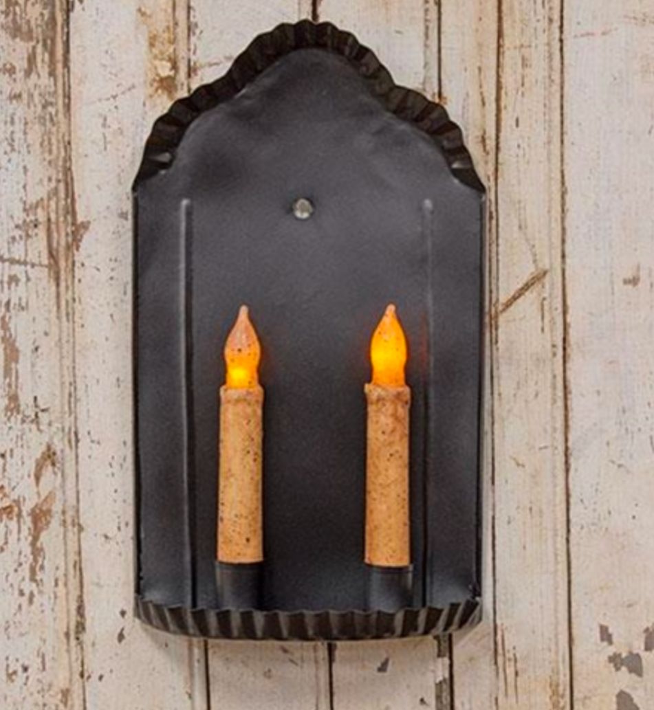 Hamilton Double Taper Candle Holder Sconce