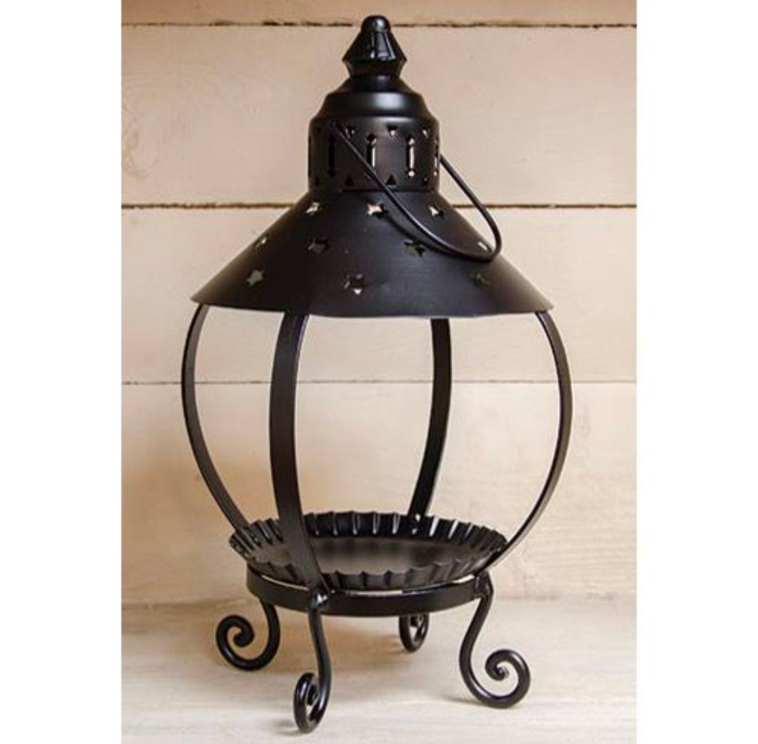 Black Star Candle Lantern
