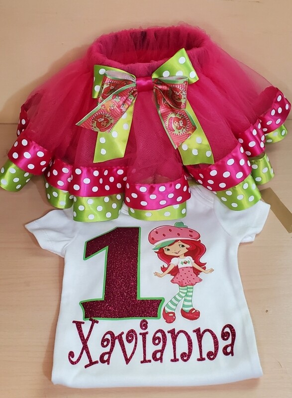 Strawberry shortcake tutu