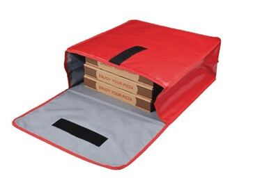Bolsa isotérmica para reparto de pizzas