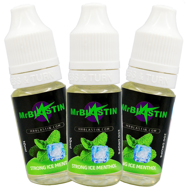 STRONG ICE MENTHOL DROPS  * Pack of 3 *