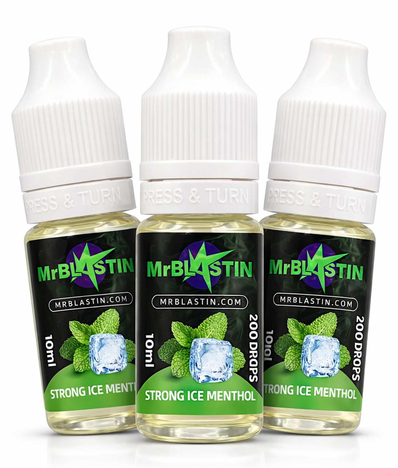 STRONG ICE MENTHOL DROPS  * Pack of 3 *
