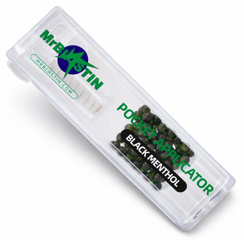 POCKET APPLICATOR with 100 BLACK MENTHOL CRUSHBALLS