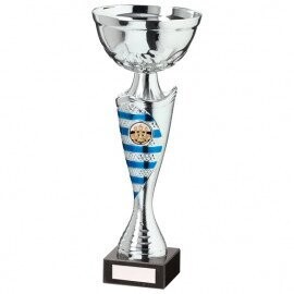 Commander Cup Silver & Blue 290mm