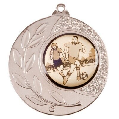 Titan Boxing Medal 45mm Silver