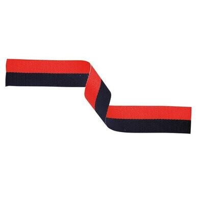 Black & Red Ribbon 395 x 22mm