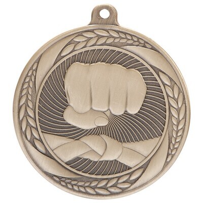 Typhoon Martial Arts Medal 55mm Gold