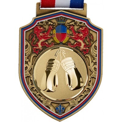 100mm Boxing Medal in Gold