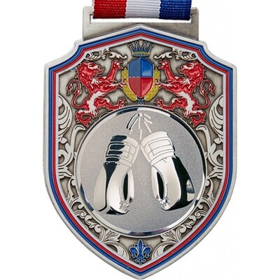 100 mm Boxing Medal in Silver