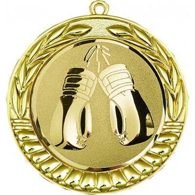 70mm Boxing Medal in Gold