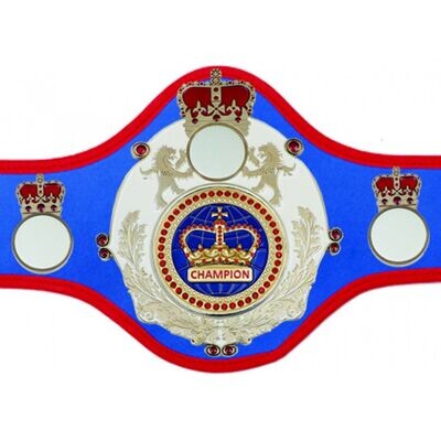 Championship Belt Queen Blue Red Trim