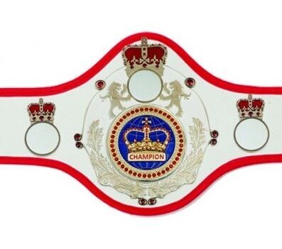 Championship Belt Queen White Red