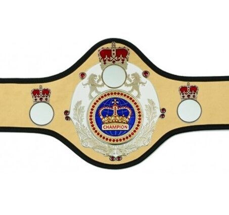 Championship Belt  Queen  Gold Black Trim