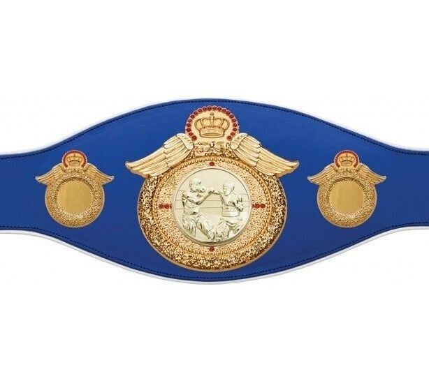 Championship Blue Belt with Gemstones