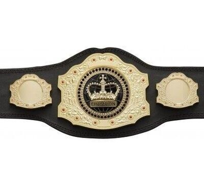 Gold Championship Belt XXL Midi Black