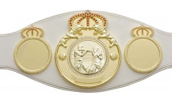 Championship Belt Pro Lion White