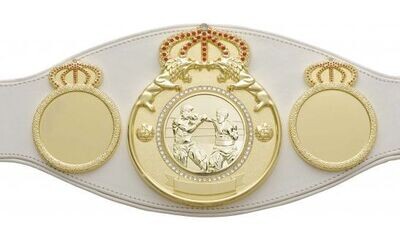 Championship Belt Pro Lion White