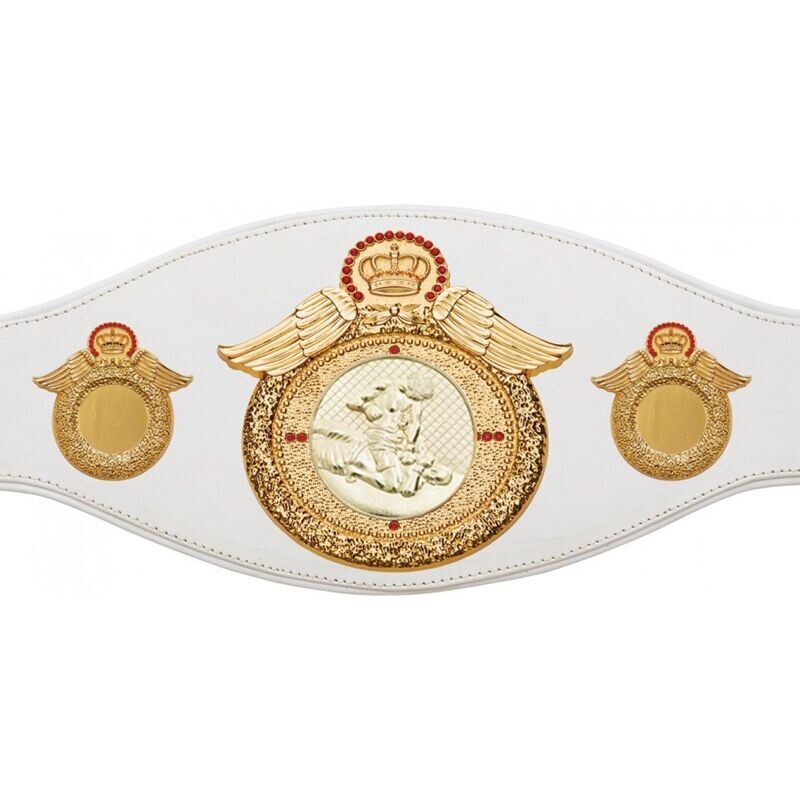 MMA Championship Blue White with Gemstones