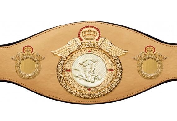MMA Championship Gold with Black Trim
