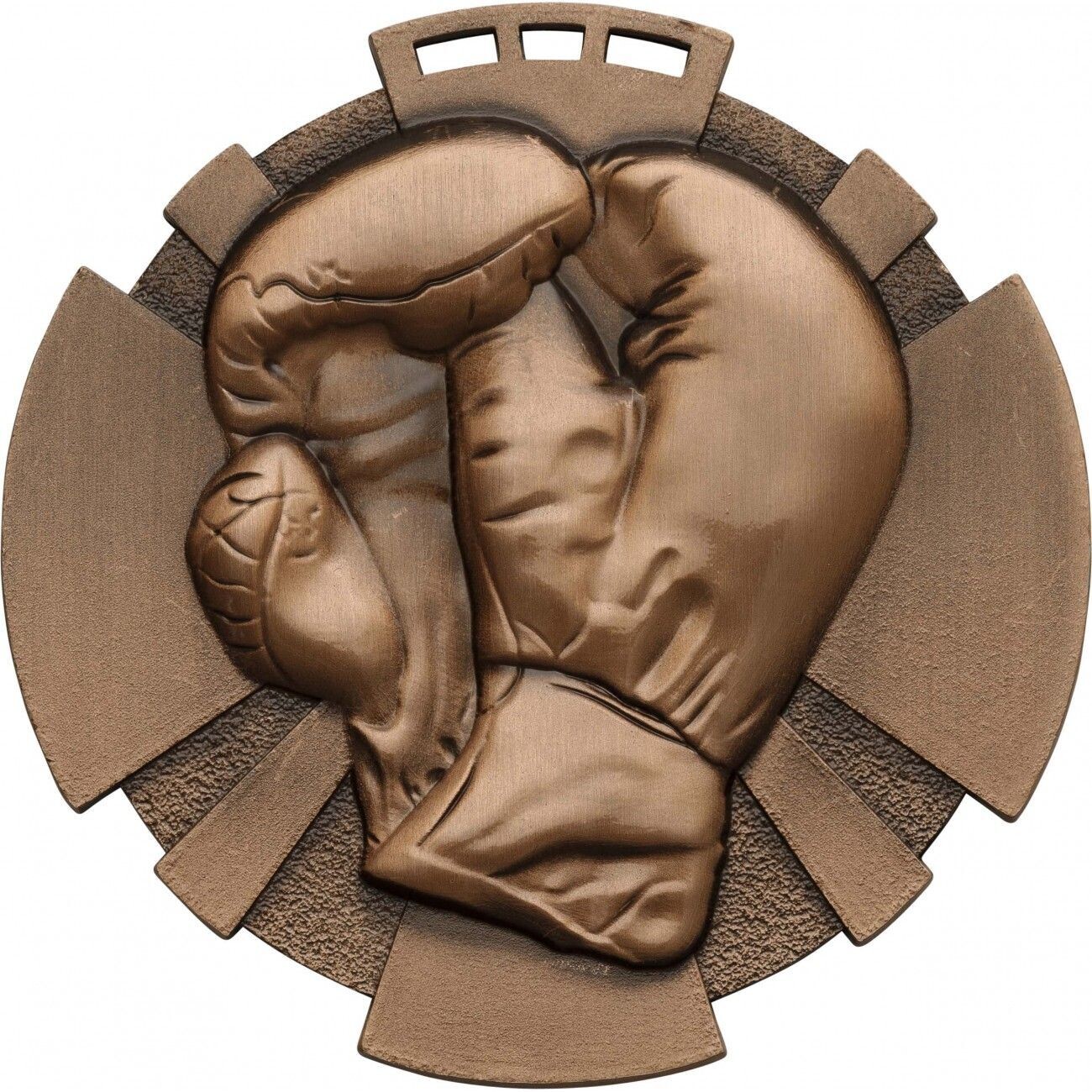 Boxing Medal 80mm Bronze