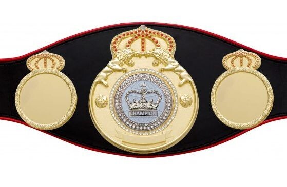 Championship ProLion Belt Black with Red Trim