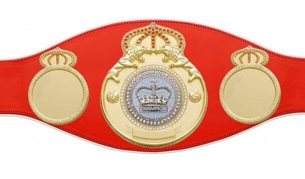 Championship ProLion Belt Red with Red Trim