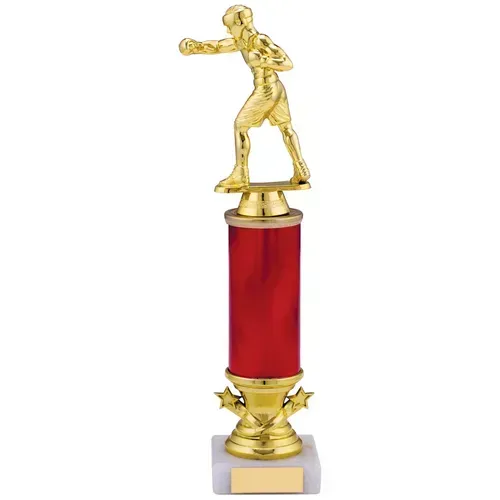 Red Gold Boxing Trophy 11.5 inch