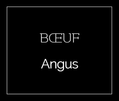 BOEUF ANGUS