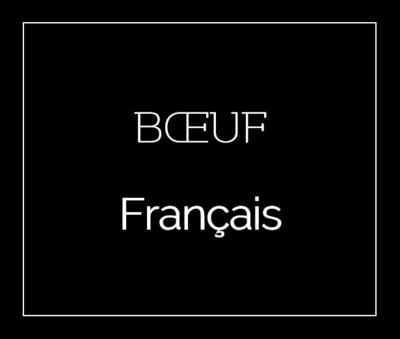 BOEUF FRANCAIS