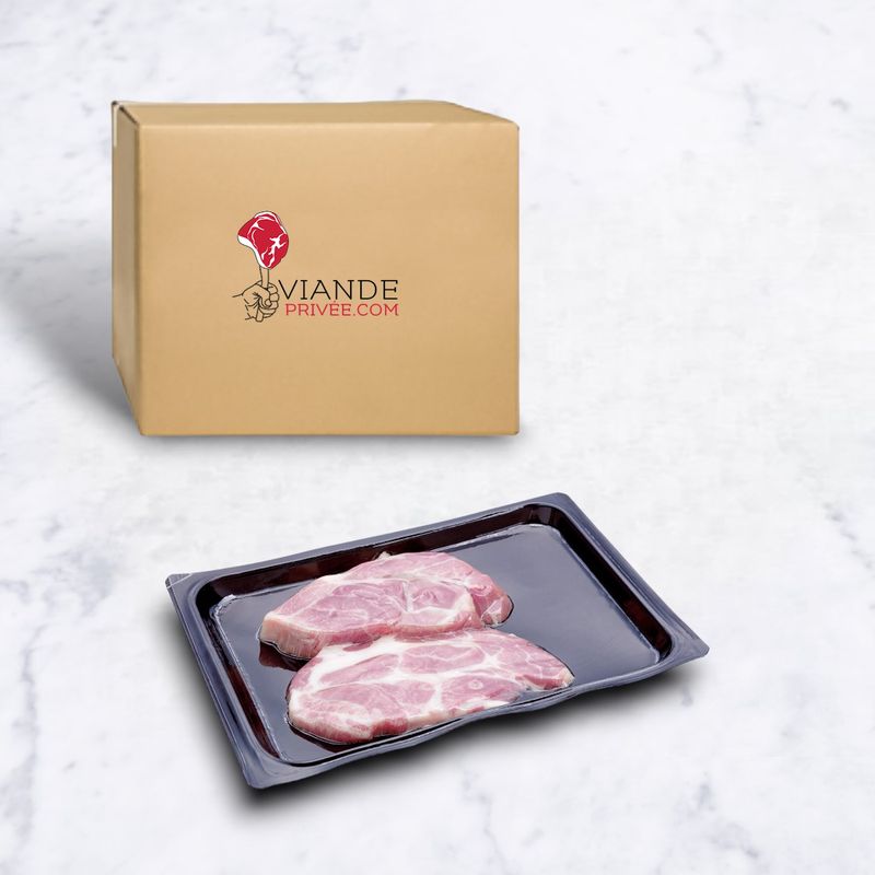 CARTON I Côte d'échine de porc Label Rouge