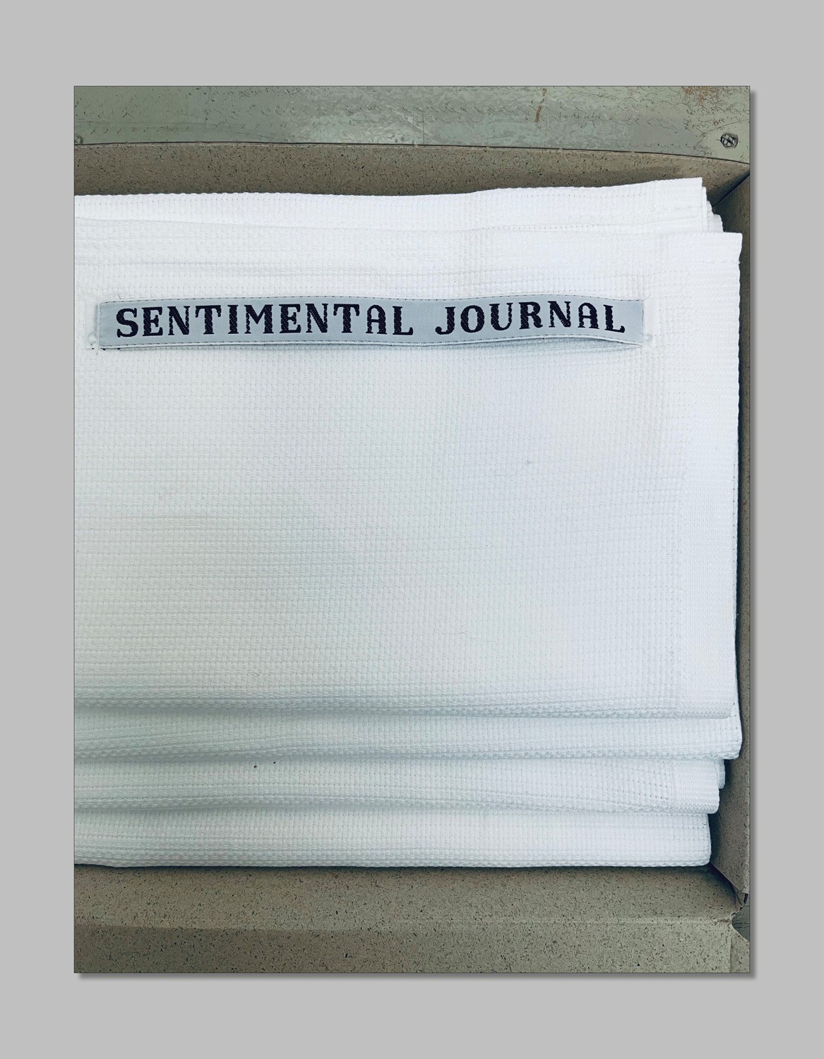 Sentimental Journal tea towel