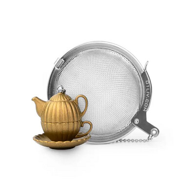 Gold Tea for One Charm Infuser