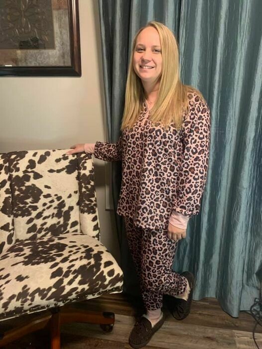 Pink Leopard Lounge Set