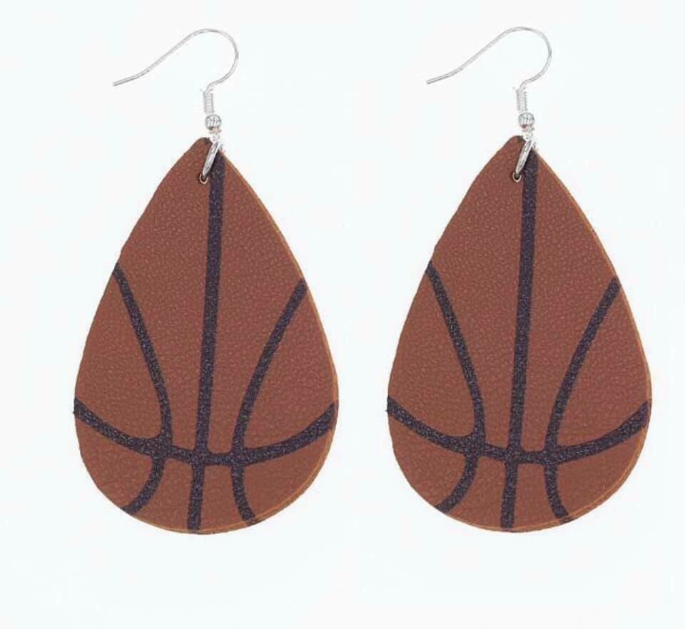 Basketball Earrings
