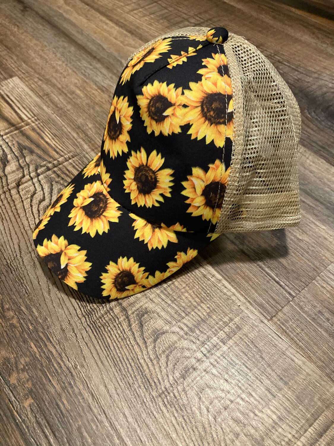 Sunflower Ponytail Ballcap