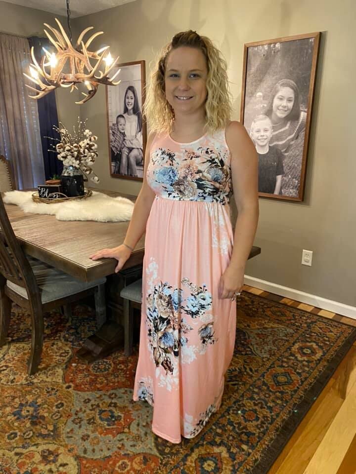 Floral Tank Maxi Dress